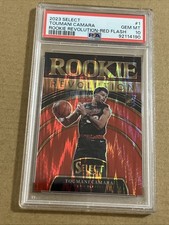 2023-24 Panini Select Toumani Camara Rookie Revolution Red Flash /99 PSA 10 RC