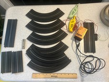 Atlas HO Motoring 9" Radius 1/4 Section Curve Straight Lot Slot Track