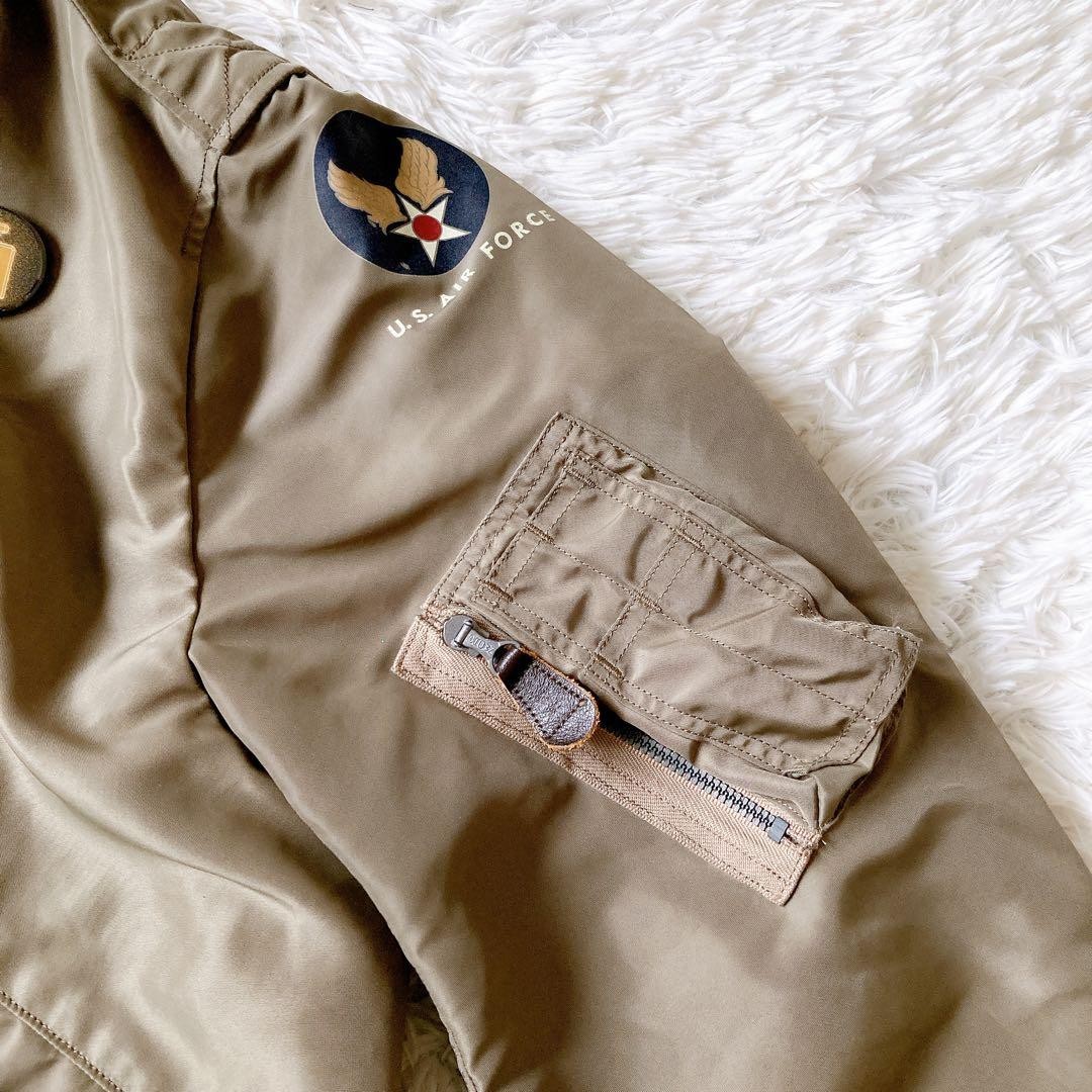 Buzz Ricksons Flight Jacket Excellent Used Khaki … - image 4