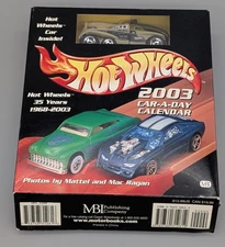 Hot Wheels Calendar 2003 Car-A-Day W Missle Range ATEC L 33 (open box)