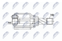 NTY Gelenksatz, Antriebswelle NPW-RE-064 FüR Dacia Lada Renault