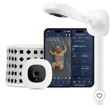 Nanit Pro Smart Baby Monitor Wall Mount: Movement Sensor, Breath Rate Monitor,