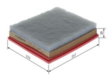 BOSCH Luftfilter F 026 400 096 für FORD