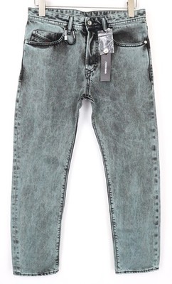 Diesel D-Buster-CO 00SJ7S Herren Jeans W29 Blau Slim Regular Taper Nicht Dehnbar