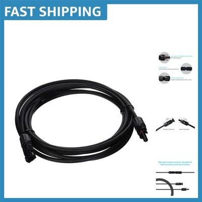 Versatile 15FT Weather-Resistant Solar Extension Cable for Efficient Power Setup