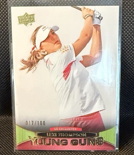 Lexi Thompson 2026 Upper Deck Golf Retro Rookies Young Guns UD EXCLUSIVE 017/100