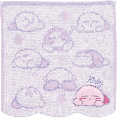 Star Kirby Mini Handtuch - Utouto Kirby 25×25cm 949865 Sleepy Kirby Design Neu