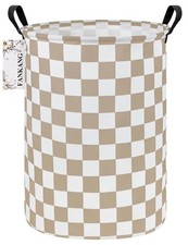 Storage Basket, Nursery Hamper Canvas Laundry Basket Foldable with Waterproof...