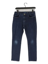Seasalt Women's Jeans UK 10 Blue Cotton with Elastane, Polyester Jegging