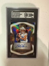2020 Panini Select Justin Herbert Rookie Signatures White Prizm /15 - VERY RARE!