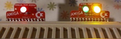 Amiga Test Diagnostics Utility Serial/Parallel port dongle for DiagRom Test Kit