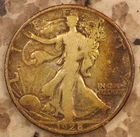 1928 S WALKING LIBERTY SILVER HALF DOLLAR  starting at 85% of SPOT!
