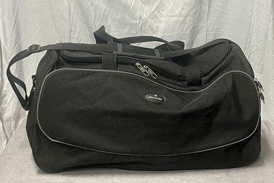 Samsonite große Reisetasche schwarz Seesack mehrere Fächer Schultergurt