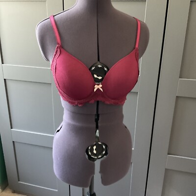 Bra T-Shirt Figleaves Juliette Mulberry BNWT 36D