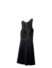 B. DARLIN Women’s Juniors Dress Blue Size 5/6 Sequin Lace