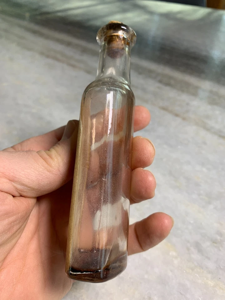 Antique Three 3 Crow Brand BALSAM Extract Bottle Atlantic ROCKLAND MAINE Label - Image 4 of 4