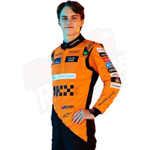 2024 Oscar Piastri McLaren F1 New Race Suit Go Kart Racing Available In Sizes - 第 6/8 張圖片