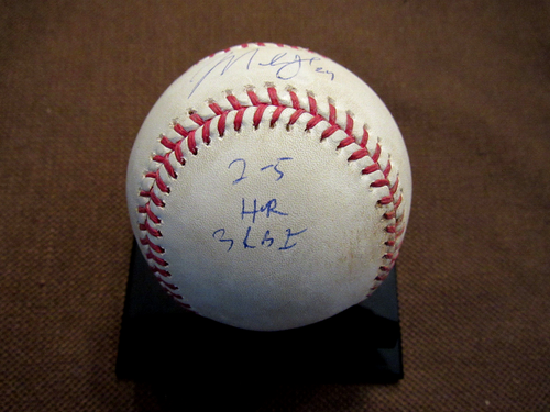 MARLON BYRD GAME USED 5-2-10 SIGNED BASEBALL DIAMONDBACKS VS CUBS STEINER MLB - Picture 3 of 6