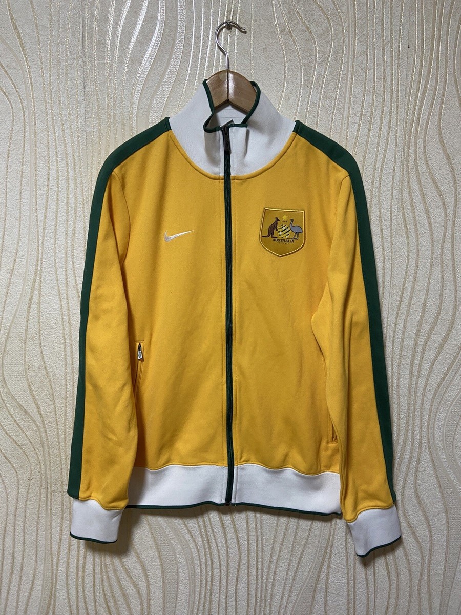 2012 2013 AUSTRALIA N98 AUTHENTIC FOOTBAL SOCCER TRACK JACKET NIKE