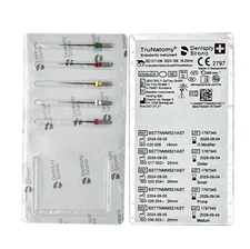 TruNatomy Rotary files 5 Pk Dentsply Glider, Small Prime, & Med Assorted