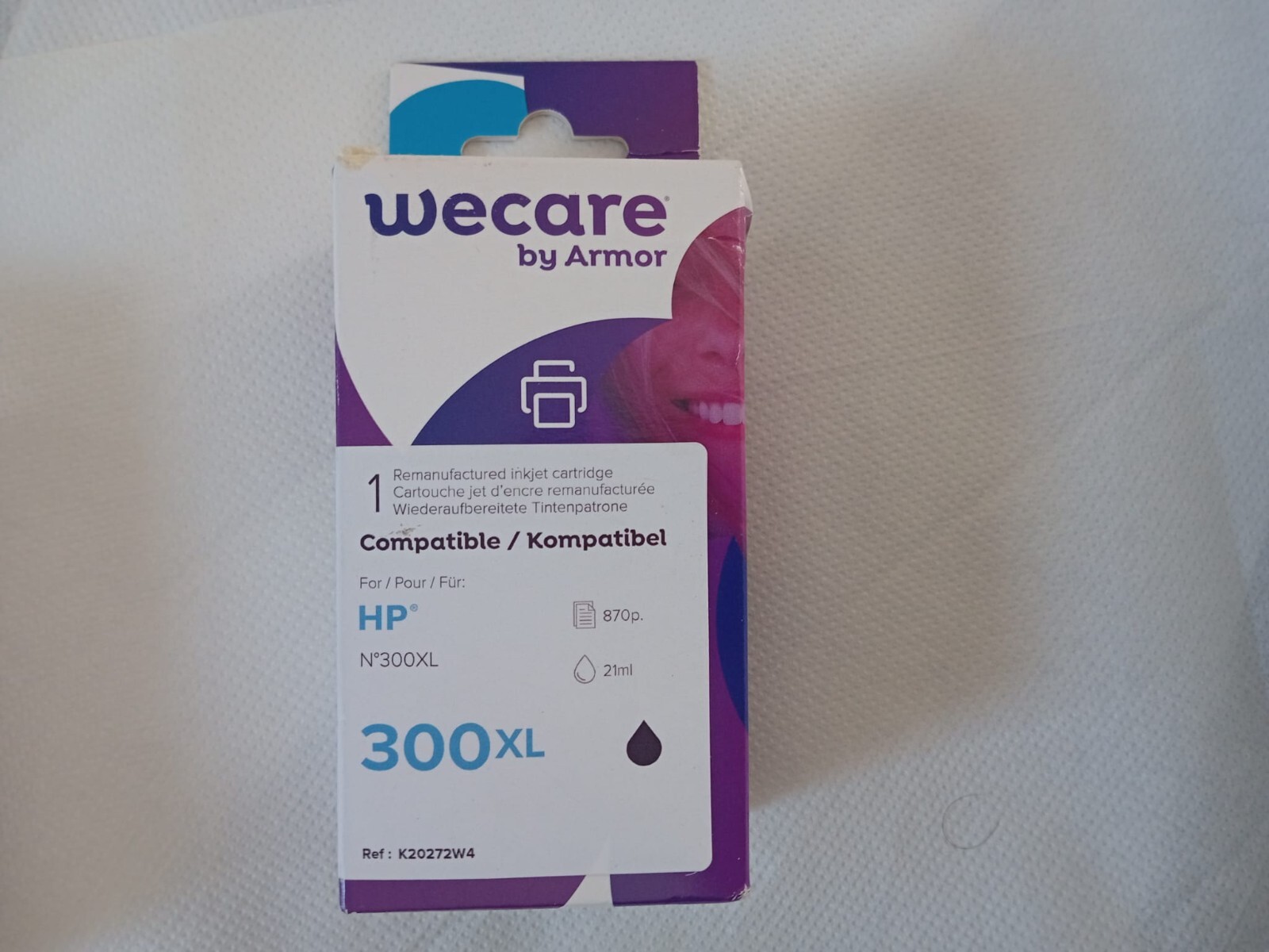 Cartouche HP 300XL noir compatible pour imprimantes Deskjet et Photosmart