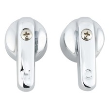 Do it Chrome Lever Canopy Faucet Handles 2 Pack , 411806