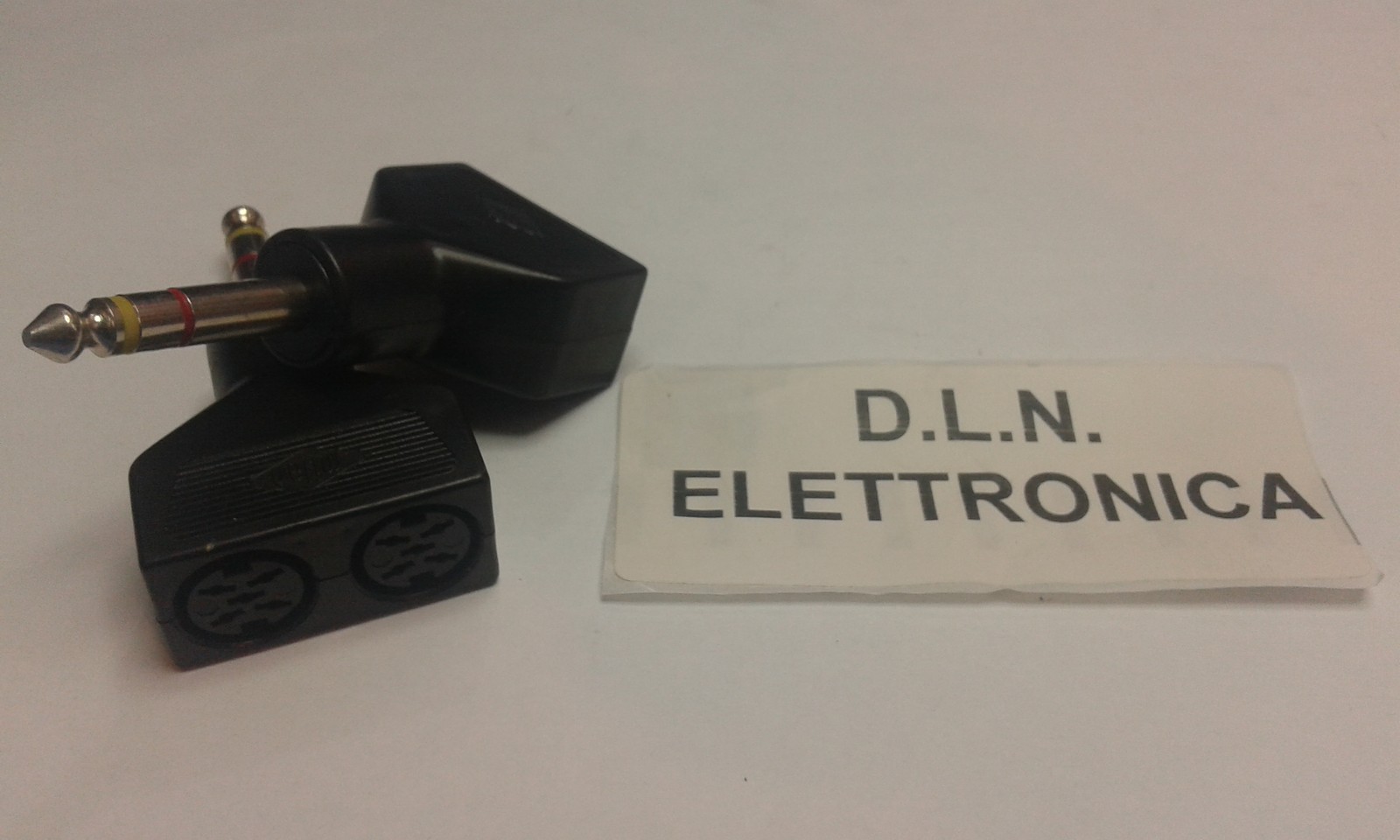 ADATTATORE SDOPPIATORE PRESE 5 POLI DIN UN JACK STEREO MASCHIO DA 6,3MM