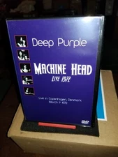 DEEP PURPLE MACHINE HEAD LIVE DVD📀 RARE OOP COPENHAGEN 1972 1hr:35 NTSC PROSHOT