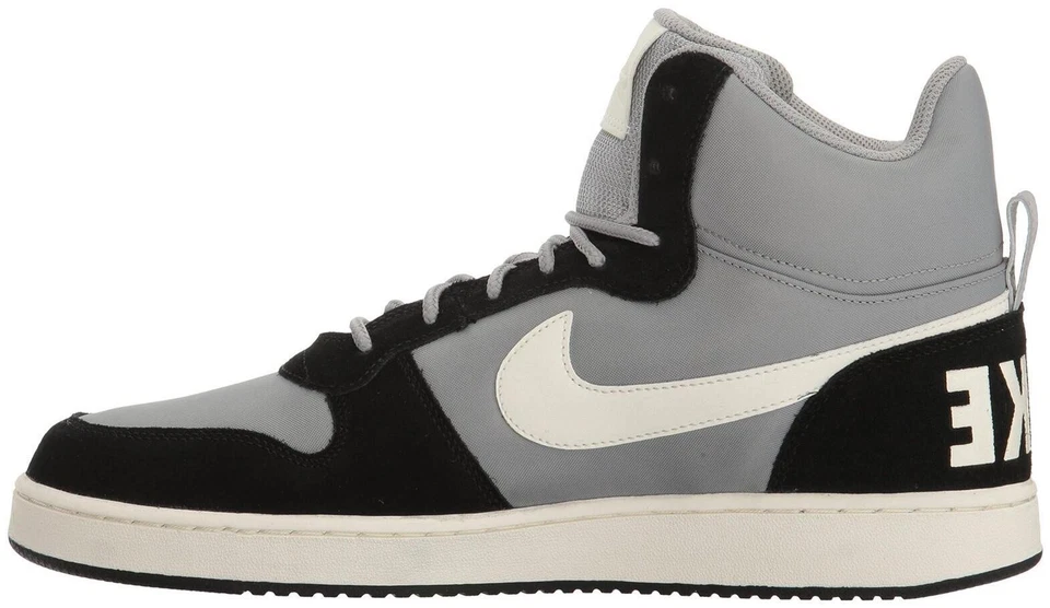 Nike Court Borough Premium Mid Matte Silver Black - 1 of 1