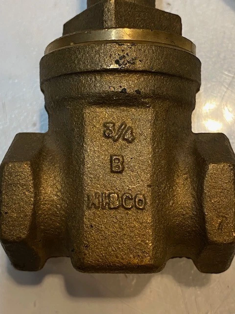 NIBCO 3/4" BRONZE GATE VALVE T-131 | 150 SWP 300 WOG 2A727A - Image 2 of 4