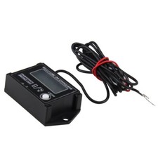 Digital Tiny Tachometer Tach Hour Meter About 1.6 Long X 3 Ip68 Rating New