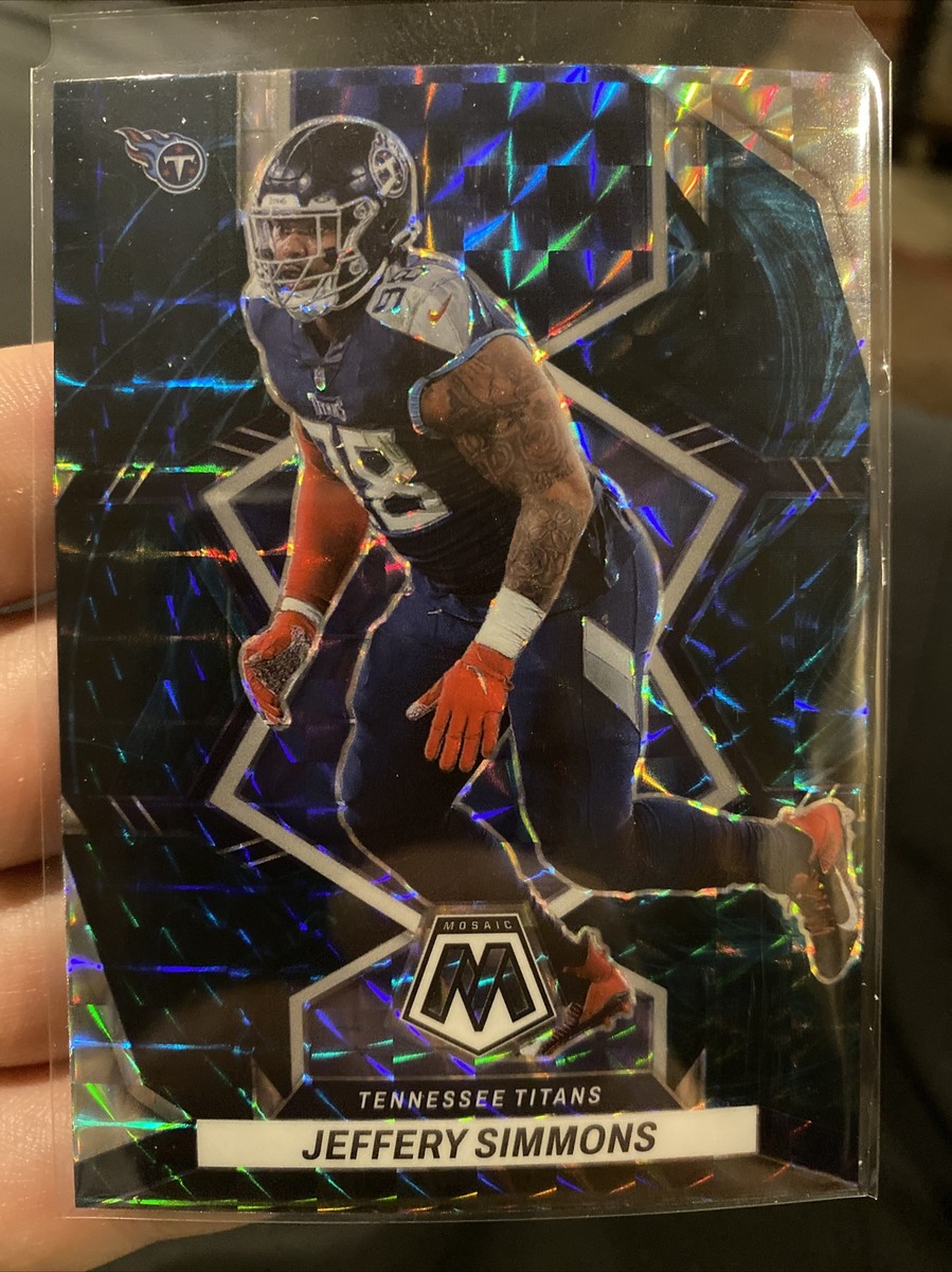 2022 Panini Mosaic Jeffery Simmons GENESIS SSP #220 Tennessee