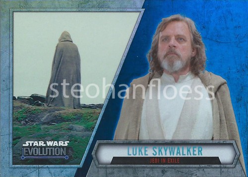 2016 Topps Star Wars Evolution Blue Lightsaber Card You Pick Finish Your Set - Picture 18 of 47
