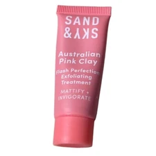 Sand & Sky, Exfoliator Australian Pink Clay, 0.3oz/10g