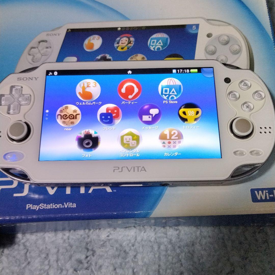 PlayStation PS Vita OLED Console Crystal White PCH-1000 ZA02 Sony Region  Free