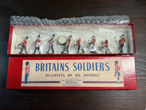 Britains Prewar - Drums & Bugles - Set No. 30 - 54mm Toy Soldiers - Zdjęcie 1 z 4
