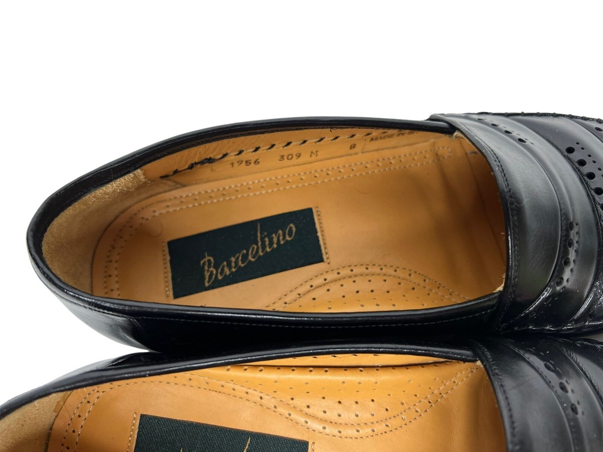 Barcelino Black Leather unisex Loafers Barcelino - Luxury Fashion main image 2