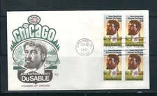 US Scott # 2249 Jean Baptiste Pointe Du Sable FDC . Marg Cachet