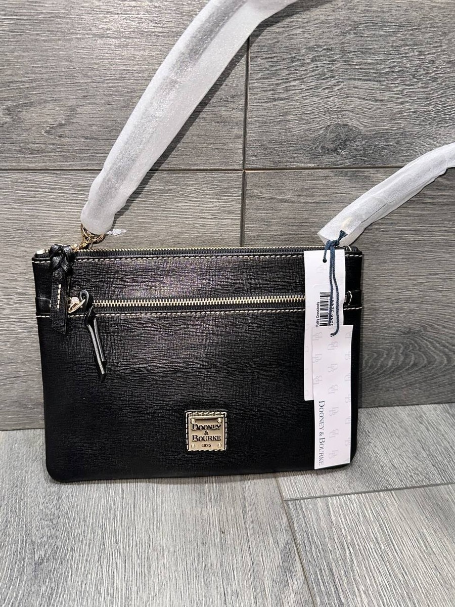 Dooney & Bourke Saffiano Leather Patsy Crossbody Black bag A675081