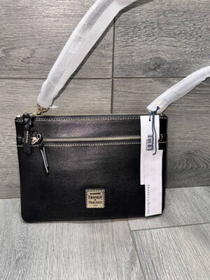 Dooney & Bourke Saffiano Leather Patsy Crossbody Black bag A675081