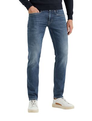 PME Legend Herren Jeans SKYRAK - Regular Fit - Blau - Horizon Mid Blue Stretch