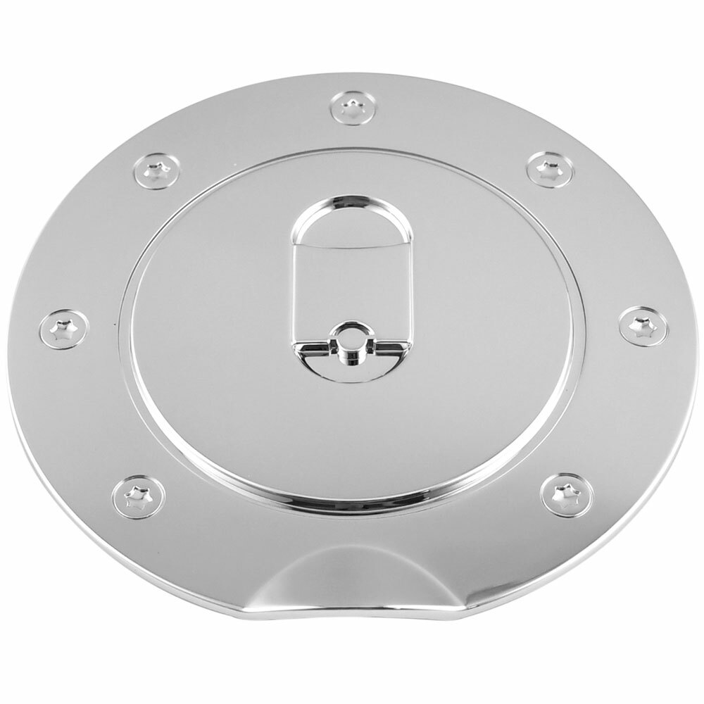 Chrome ABS Fuel Gas Door Cap Cover for 199717 Ford Expedition 200005