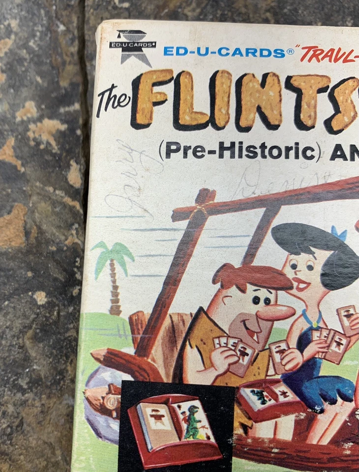 Juego Rummy Animal Prehistórico Picapiedra Vintage. Usado Foto 3 de 4