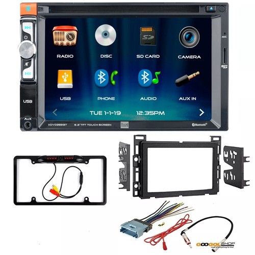 For Pontiac 2005-2009 G6 6.2" CD/DVD Car Bluetooth Stereo + Camera + Install Kit