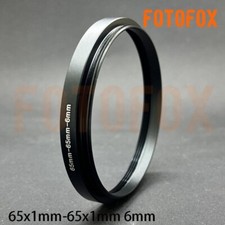 65mm to 65mm 65x1mm to 65x1mm Stepping Step Filter Ring Adapter 65-65 6mm