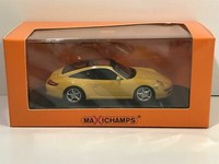 Porsche 911 Typ 997 Targa 2006 Gelb Maxichamps 1:43 Metall 940066161