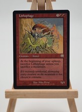 Lithophage Mercadian Masques (MMQ) Magic EN (Rock Eater) 202/350