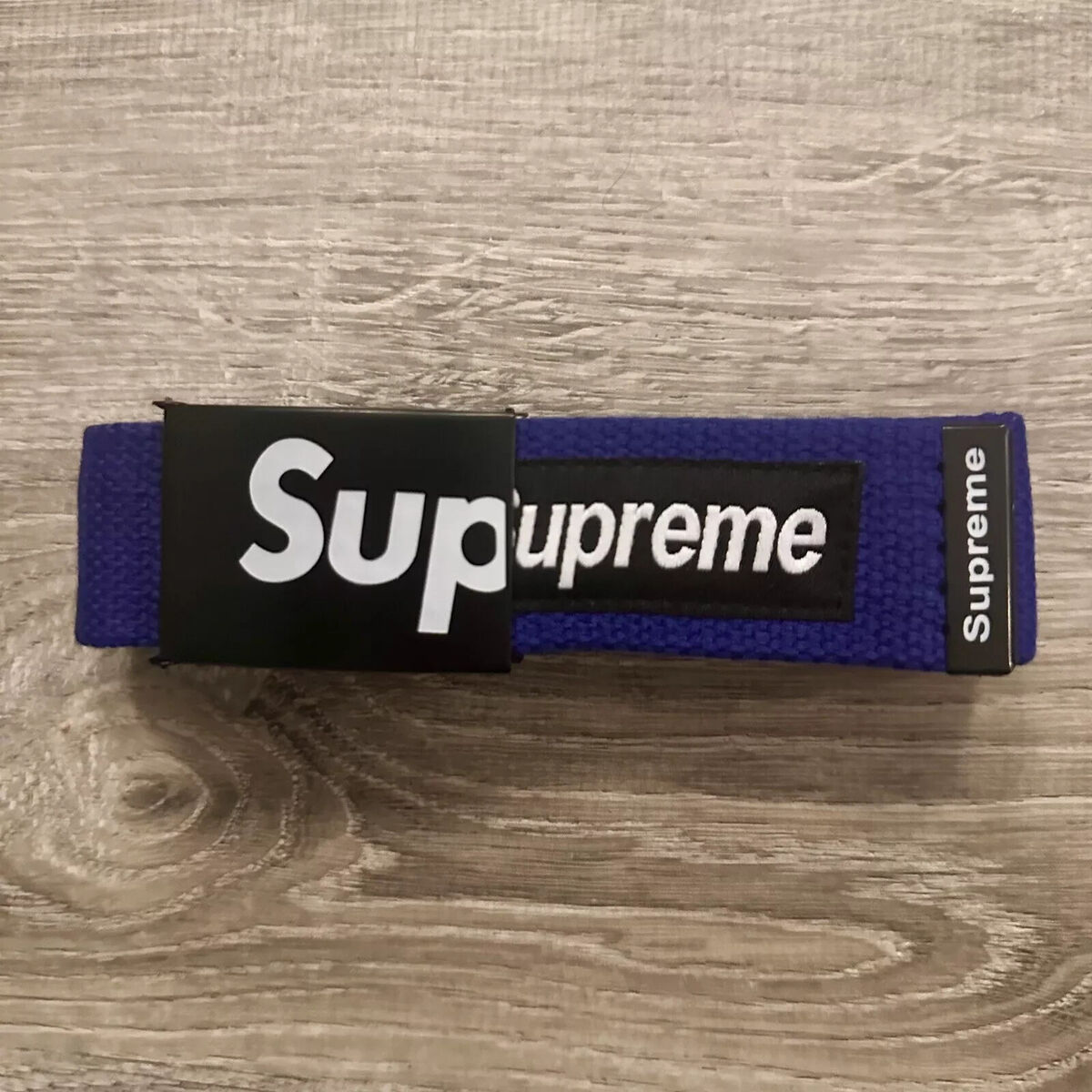 🆂 SUPREME Unisex Web Belt Metal Buckle (42 🆂 SUPREME Unisex Web Belt Metal Buckle (42