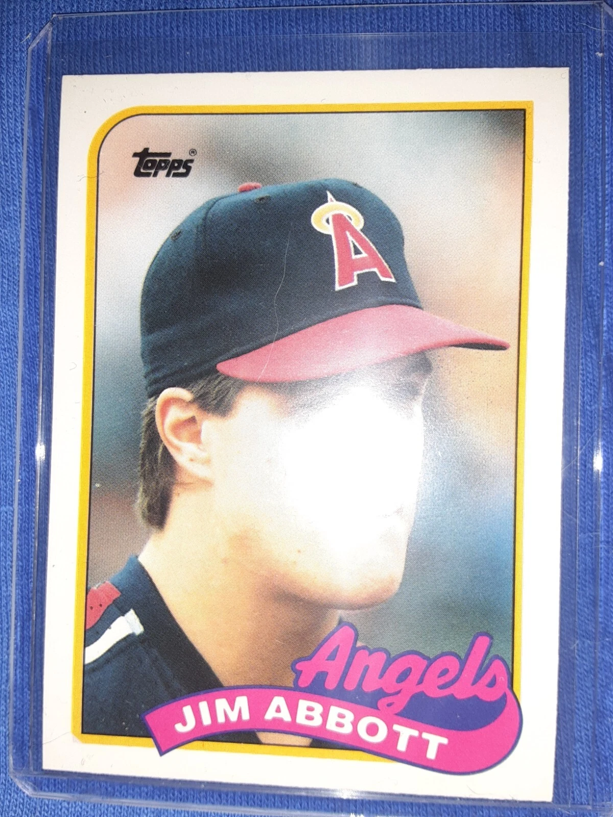 1989 Topps Traded Jim Abbott Rookie Baseball Card #2T FREE SHIPPING MVP HOF RC