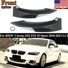 M3 Style Front Side Splitter For 2010-13 BMW 3-Series E92 E93 335i 328i M Sport